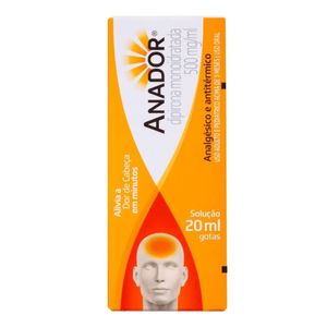 ANADOR 500MG/ML GOTAS 20ML