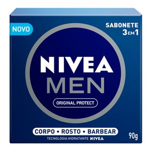 NIVEA SABONETE MEN 3EM1 ORIGINAL PROTECT 90G