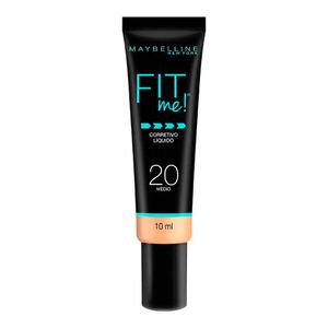 CORRETIVO LIQUIDO MAYBELLINE FIT ME COR 20 MEDIO 10ML