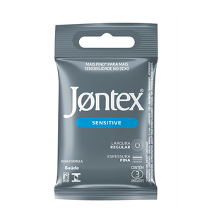 PRESERVATIVO JONTEX SENSITIVE  3UN