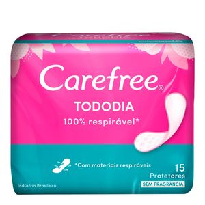 PROTETOR DIARIO CAREFREE BRISA SEM PERFUME 15UN