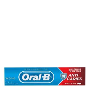 CREME DENTAL ORAL B 1.2.3 MENTA SUAVE 70G