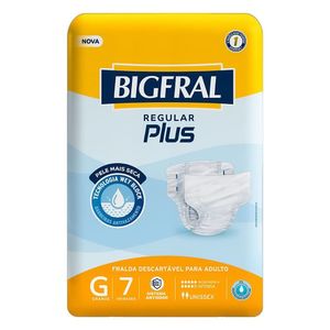 FRALDA BIGFRAL PLUS GERIATRICA XG 7UN