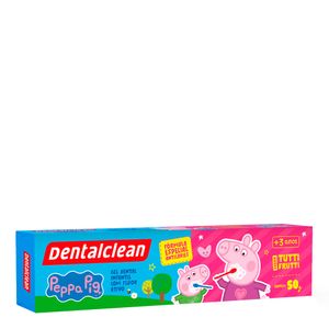 GEL DENTAL INFANTIL DENTALCLEAN PEPPA PIG 50G