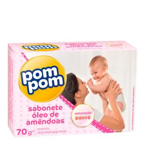 SABONETE POM POM OLEO DE AMENDOAS 80G