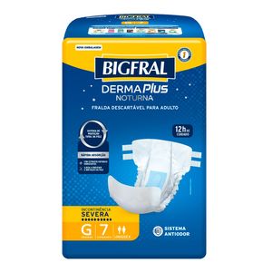 FRALDA BIGFRAL PLUS GERIATRICA NOTURNA G 7UN