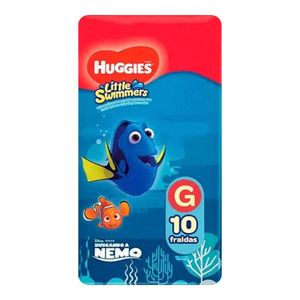 FRALDA HUGGIES LITTLE SWIMMERS G 10UN
