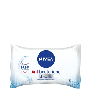 NIVEA SABONETE ANTIBACTERIANO 3 EM 1 85G