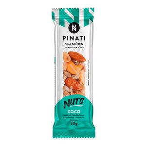 BARRA DE CEREAIS PINATI NUTS COCO 30G