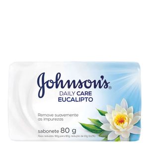 SABONETE JOHNSONS DAILY CARE EUCALIPTO 80G