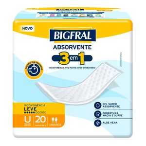 ABSORVENTE BIGFRAL GERIATRICO 20UN