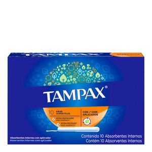 ABSORVENTE TAMPAX SUPER PLUS 10UN