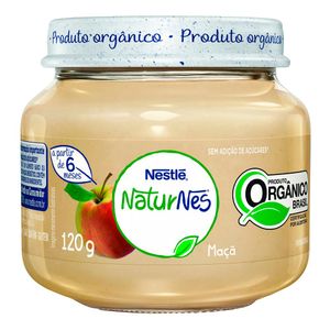 PAPINHA NESTLE ORGANICA MAÇA 120MG