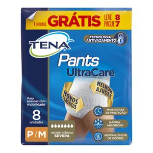 ROUPA INTIMA DESCARTAVEL TENA PANTS ULTRA UNISSEX P/M LEVE8