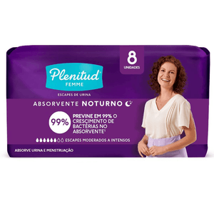 ABSORVENTE PLENITUD FEMME NOTURNO 8UN