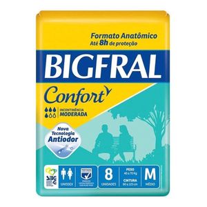 FRALDA BIGFRAL GERIATRICA M 8UN