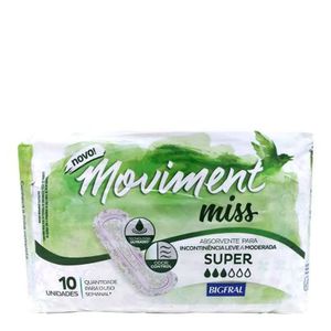 ABSORVENTE BIGFRAL MOVIMENT MISS SUPER 10UN