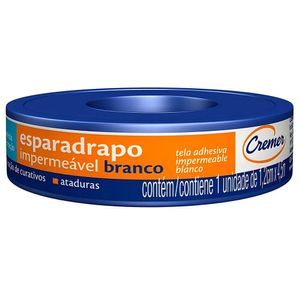 ESPARADRAPO CREMER IMPERMEAVEL BRANCO 1,2CMX4,5M