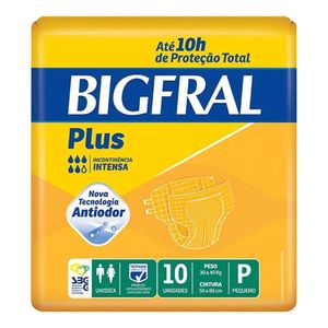 FRALDA BIGFRAL PLUS GERIATRICA P 10UN