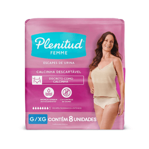 ROUPA INTIMA PLENITUD FEMME G/XG 8UN