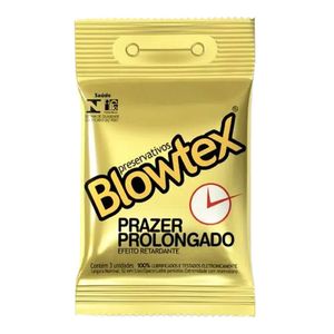 PRESERVATIVO BLOWTEX PRAZER PROLONGADO 3UN