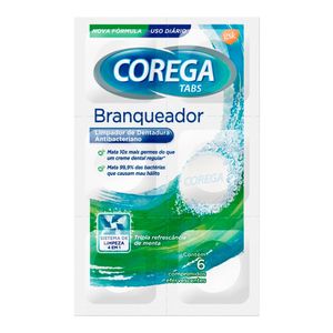 COREGA TABS BRANQUEADOR 6CPR EFERVESCENTES