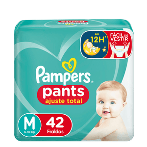 FRALDA PAMPERS PANTS M 42UN