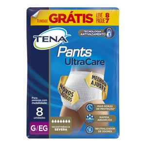 ROUPA INTIMA DESCARTAVEL TENA PANTS ULTRA UNISSEX G/EG LEVE8