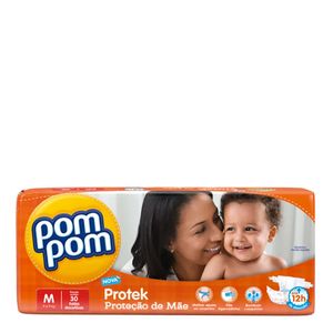 FRALDA POM POM PROTEKBABY M 30UN