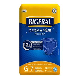 FRALDA BIGFRAL PLUS GERIATRICA NOTURNA M 8UN