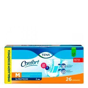 FRALDA TENA CONFORT GERIATRICA M 26UN