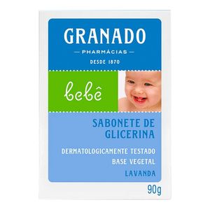 SABONETE GRANADO BEBE GLICERINA LAVANDA 90G