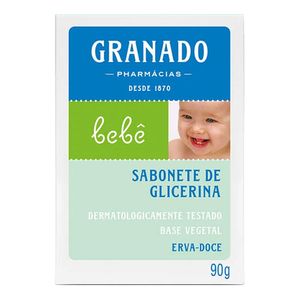 SABONETE GRANADO BEBE GLICERINA ERVA DOCE 90G