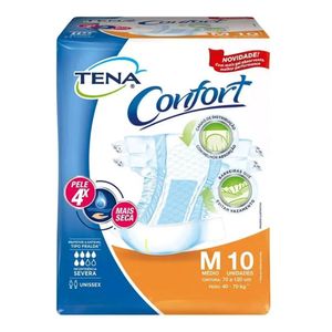 FRALDA TENA CONFORT GERIATRICA M 10UN