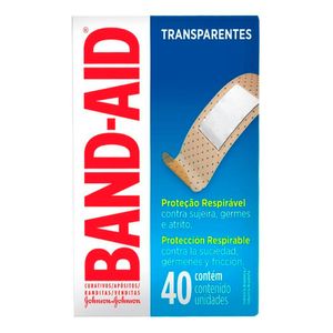 CURATIVO BAND AID TRANSPARENTE 40UN
