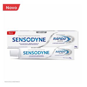 CREME DENTAL SENSODYNE RAPIDO ALIVIO BRANQUEADOR 90G