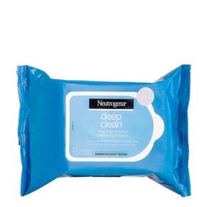 NEUTROGENA DEEP CLEAN LENÇO DE LIMPEZA E DEMAQUILANTE 25UN