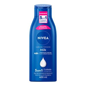 NIVEA HIDRATANTE CORPORAL MILK PELE SECA/EXTRA SECA 400ML