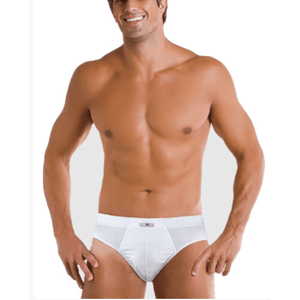 Cueca Marxan Slip em Algodão Canelada Lisa 88 Kit C/3