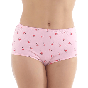 Calcinha Kellynha Plus Size Alta Estampada 338 Kit C/3