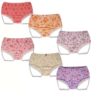 Calcinha Kellynha Infantil Estampada em Algodão 023 Kit C/3