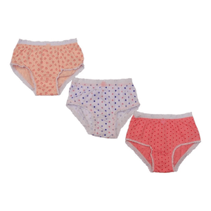 Calcinha Kellynha Infantil Estampada 280 Kit C/3