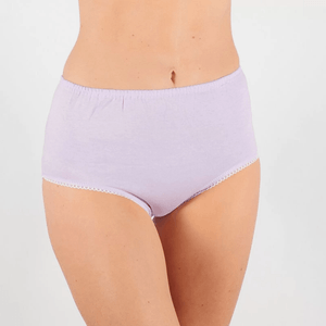 Calcinha Kellynha Plus Size Alta em Algodão 890 Kit C/3