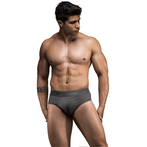 Cueca Nawes Slip em Algodão Canelada na Lateral Elástico Exposto N10 Kit C/3