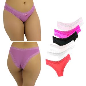 Calcinha Art Stillus Biquini Microfibra Renda 1075 Kit C/6