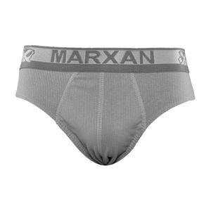 Cueca Marxan Slip em Algodão Canelada com Elástico Exposto 89 Kit C/3