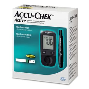 KIT ACCU CHEK ACTIVE APARELHO +10 TIRAS