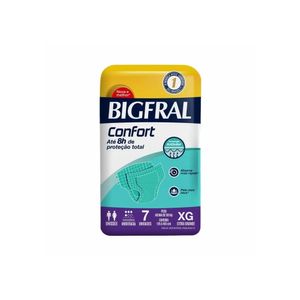 FRALDA BIGFRAL CONFORT GERIATRICA XG 7UN