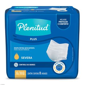 ROUPA INTIMA DESCARTAVEL PLENITUD PROTECT PLUS G/XG 8UN