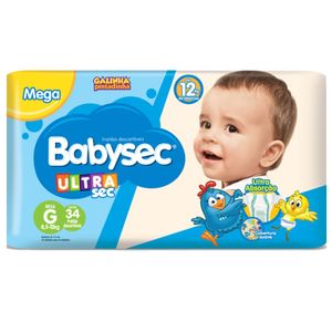 FRALDA BABYSEC ULTRA GALIN PINT G 32UN